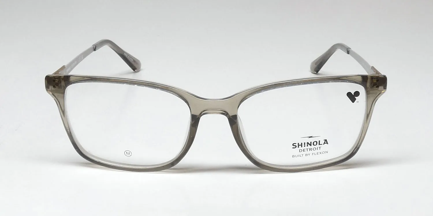 Flexon Shinola 37003 278 Eyeglasses Crystal Fog 53mm Unisex 3