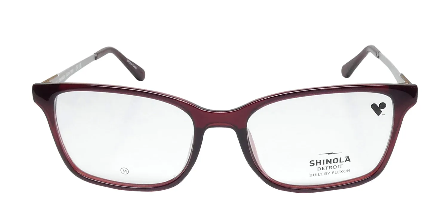 Flexon Shinola 37003 612 Eyeglasses Crystal Rosewood 53mm Unisex 3