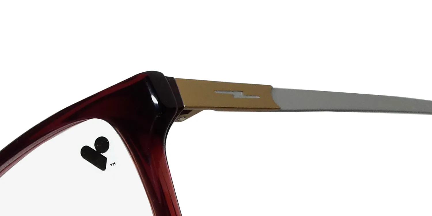 Flexon Shinola 37003 612 Eyeglasses Crystal Rosewood 53mm Unisex 6