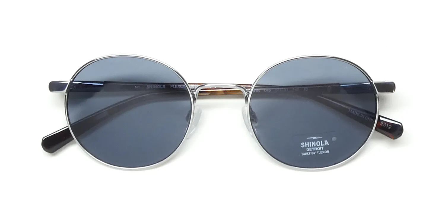 Flexon Shinola 2301s 045 Sunglasses Shiny Silver 51mm 2