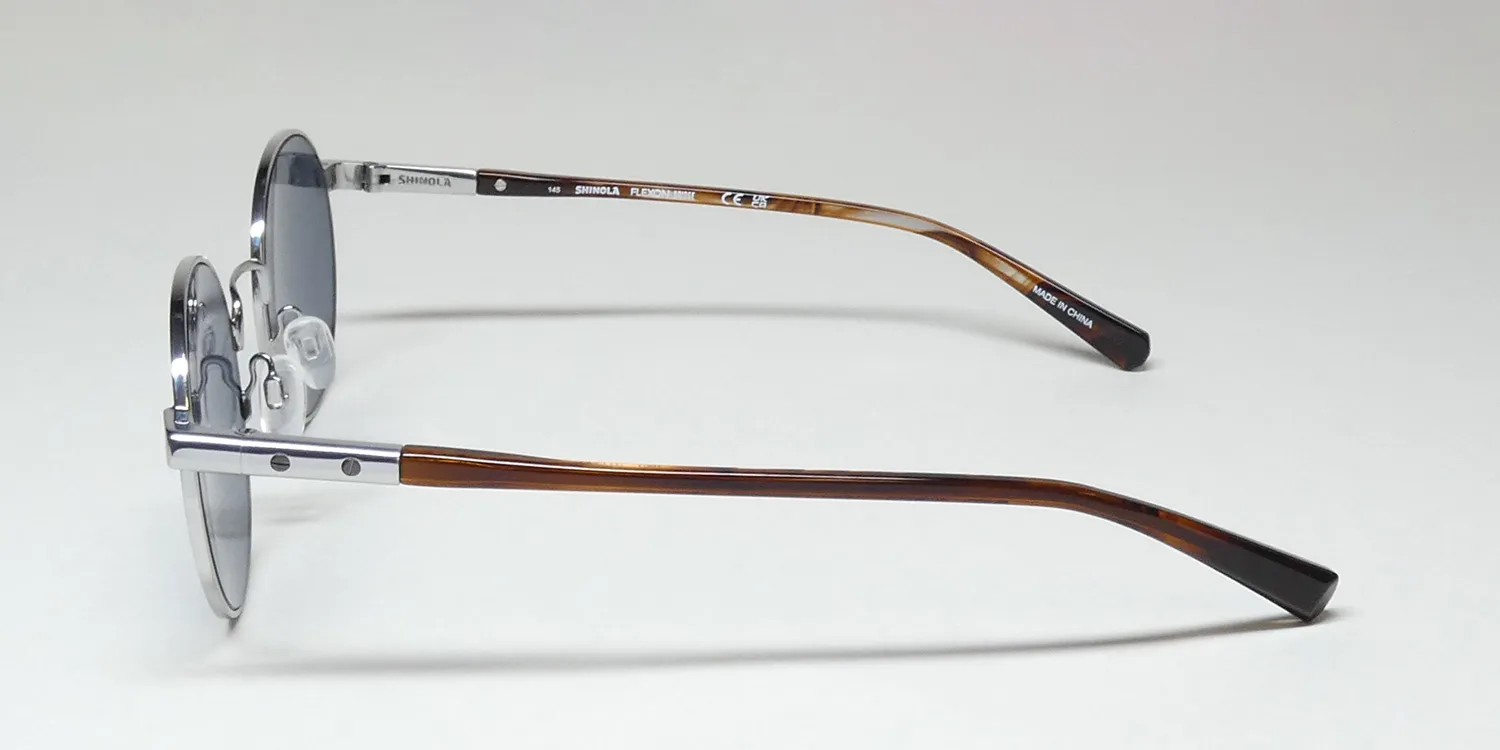 Flexon Shinola 2301s 045 Sunglasses Shiny Silver 51mm 4