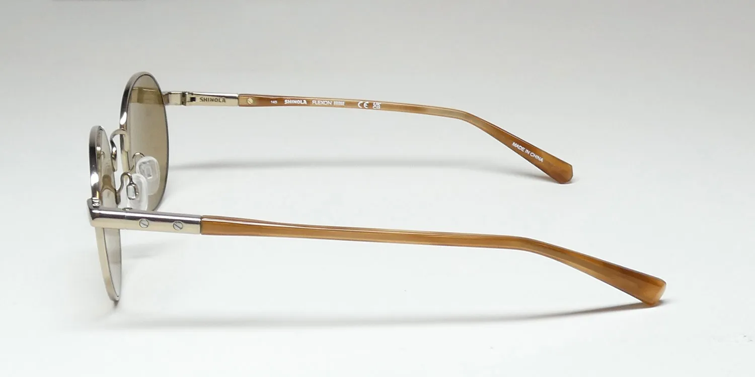 Flexon Shinola 2301s 717 Sunglasses Shiny Gold 51mm 4