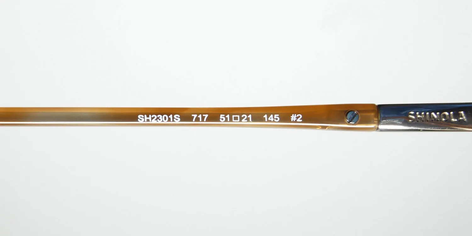 Flexon Shinola 2301s 717 Sunglasses Shiny Gold 51mm 8