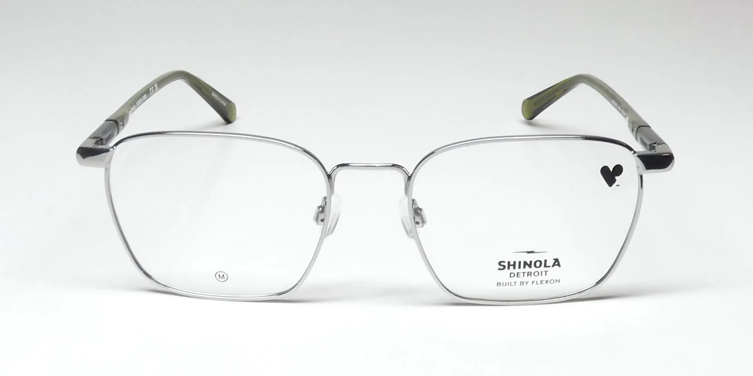 Flexon Shinola 23002 045 Eyeglasses Shiny Silver 53mm 3
