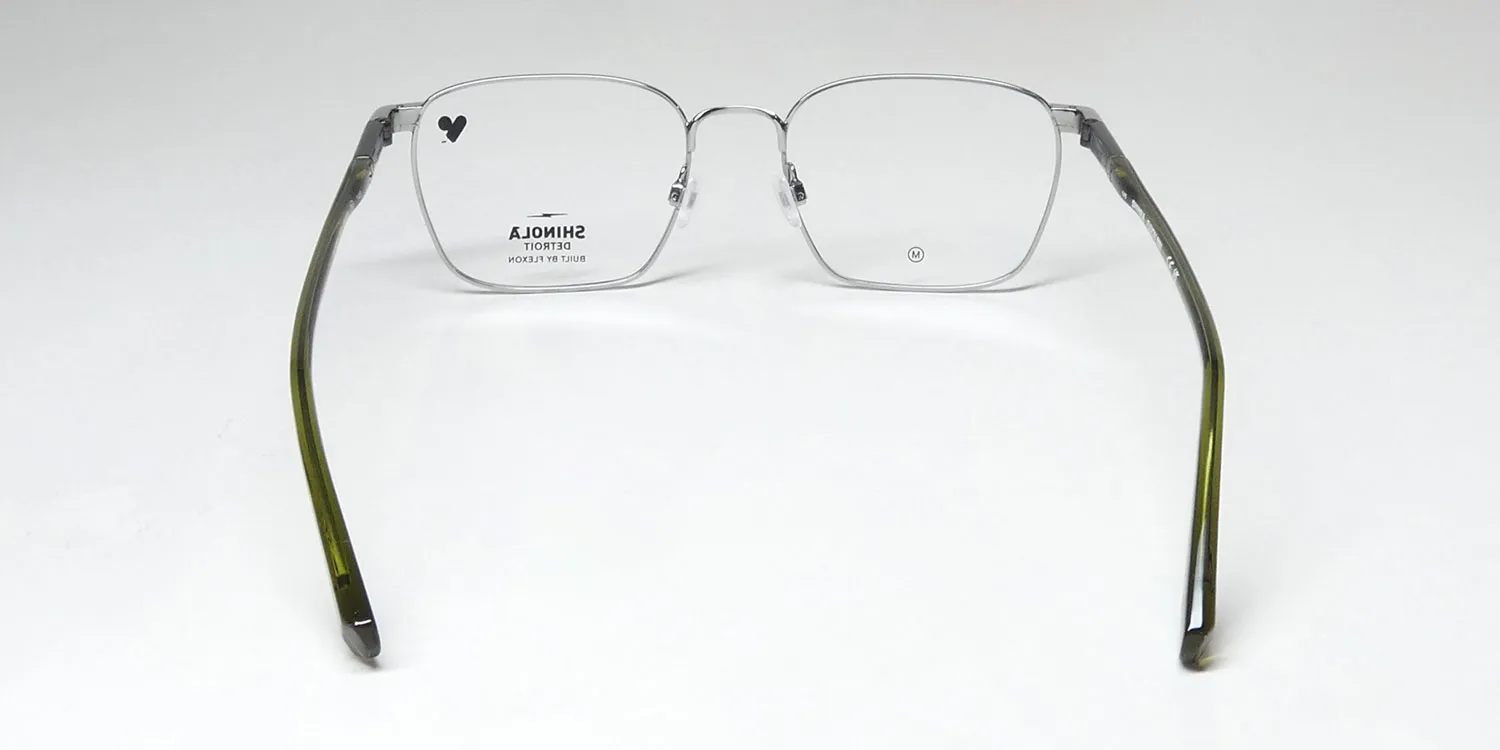 Flexon Shinola 23002 045 Eyeglasses Shiny Silver 53mm 5