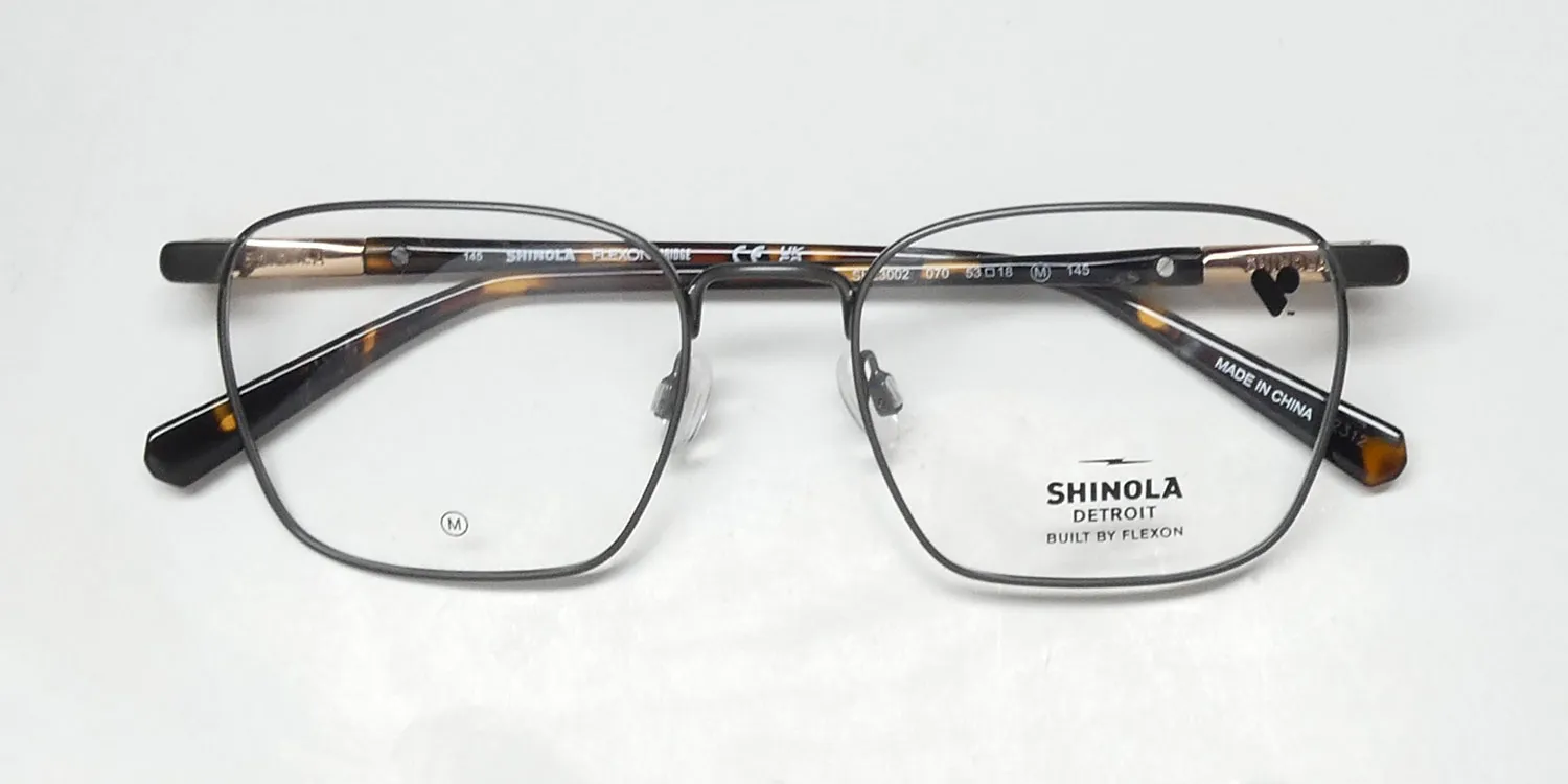Flexon Shinola 23002 070 Eyeglasses Shiny Gunmetal 53mm 2