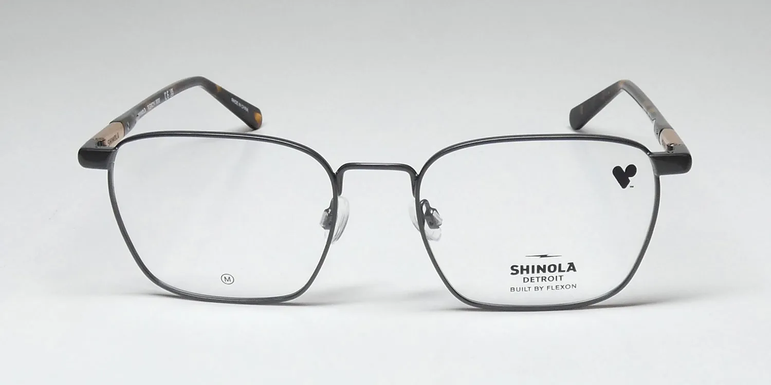 Flexon Shinola 23002 070 Eyeglasses Shiny Gunmetal 53mm 3