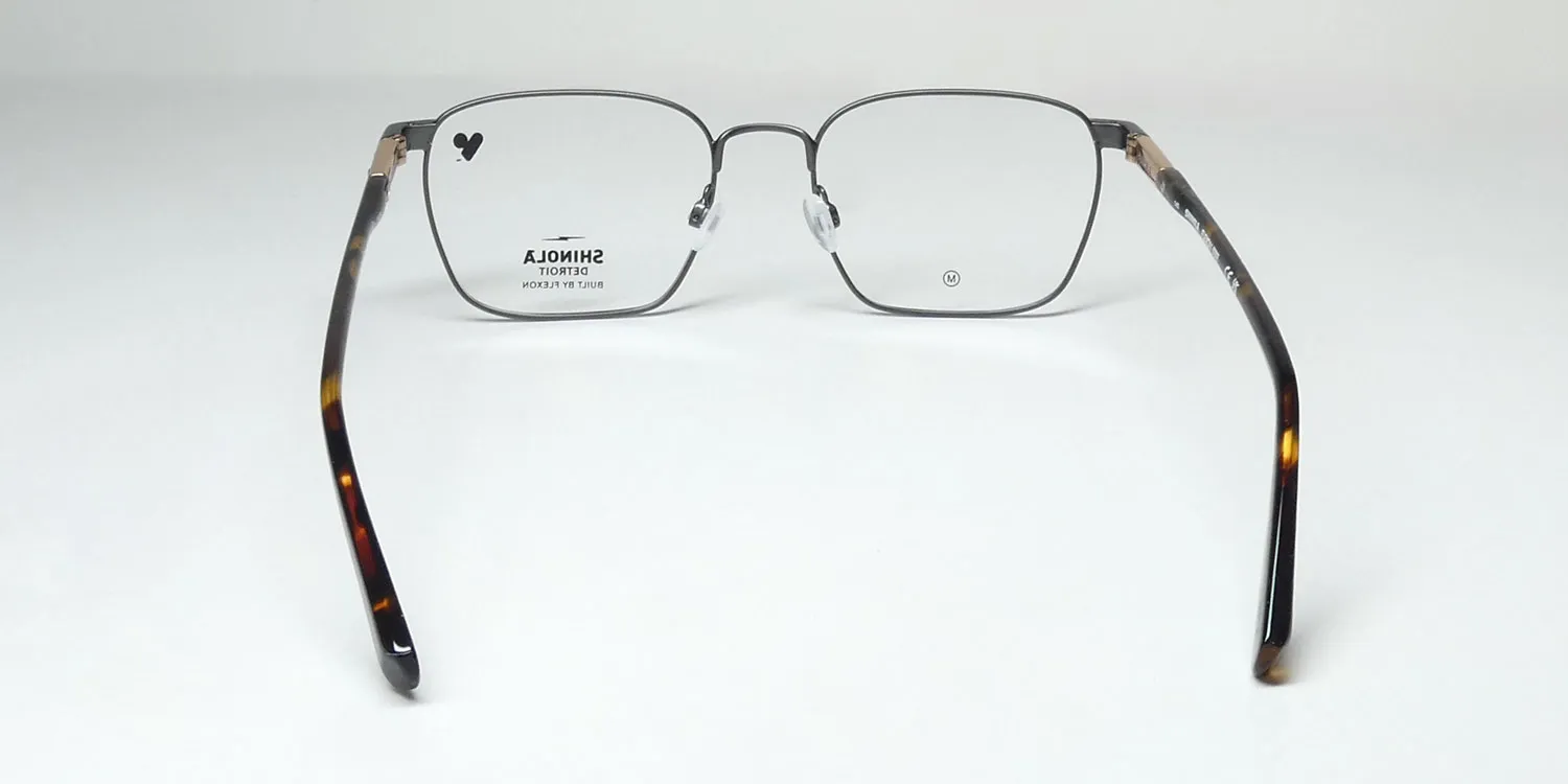 Flexon Shinola 23002 070 Eyeglasses Shiny Gunmetal 53mm 5