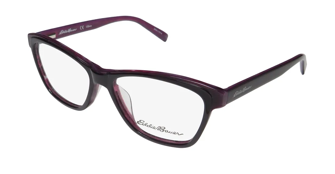 Eddie Bauer 32211 pu Eyeglasses Purple 53mm