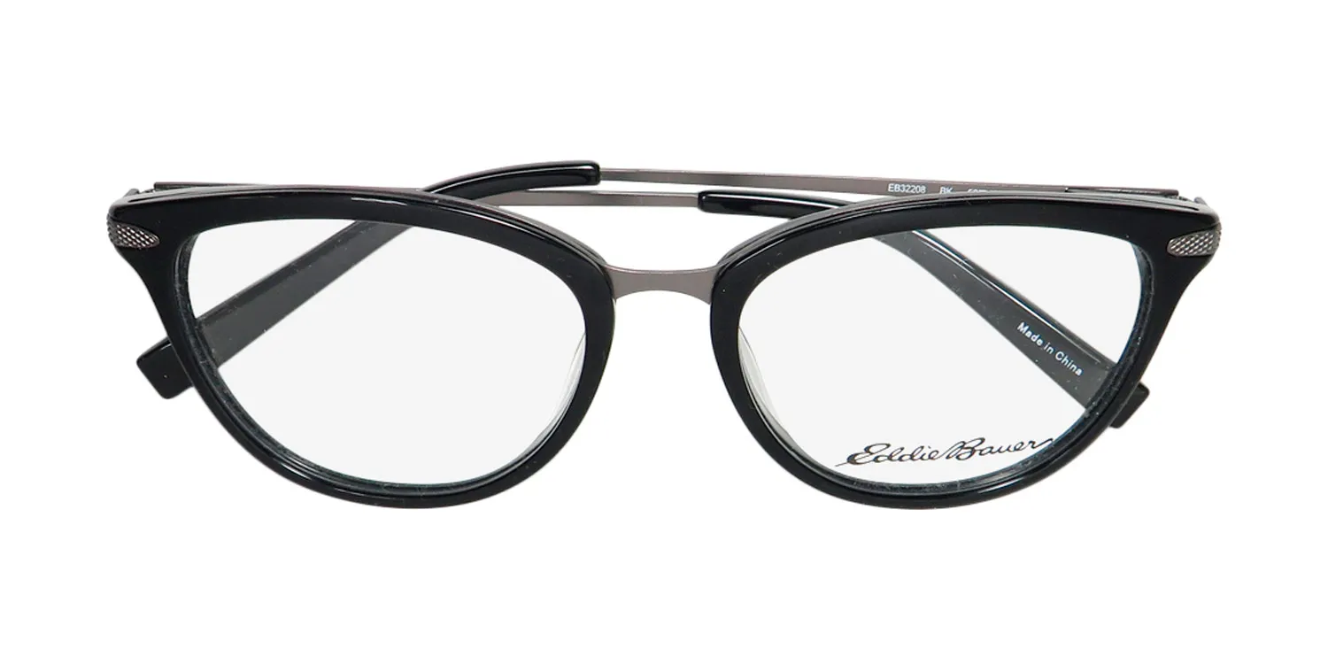 Eddie Bauer 32208 bk Eyeglasses Black 52mm 2
