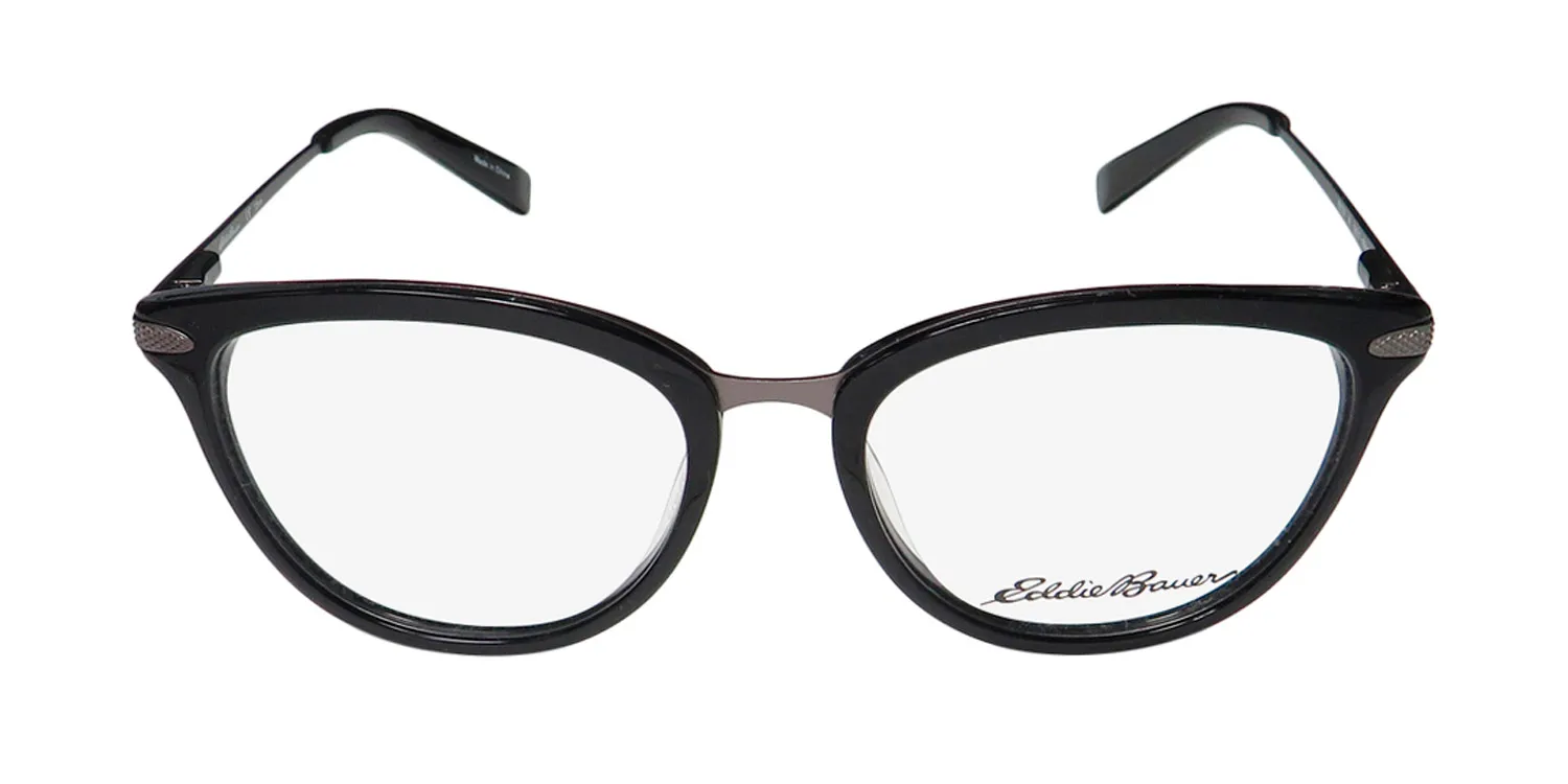 Eddie Bauer 32208 bk Eyeglasses Black 52mm 3