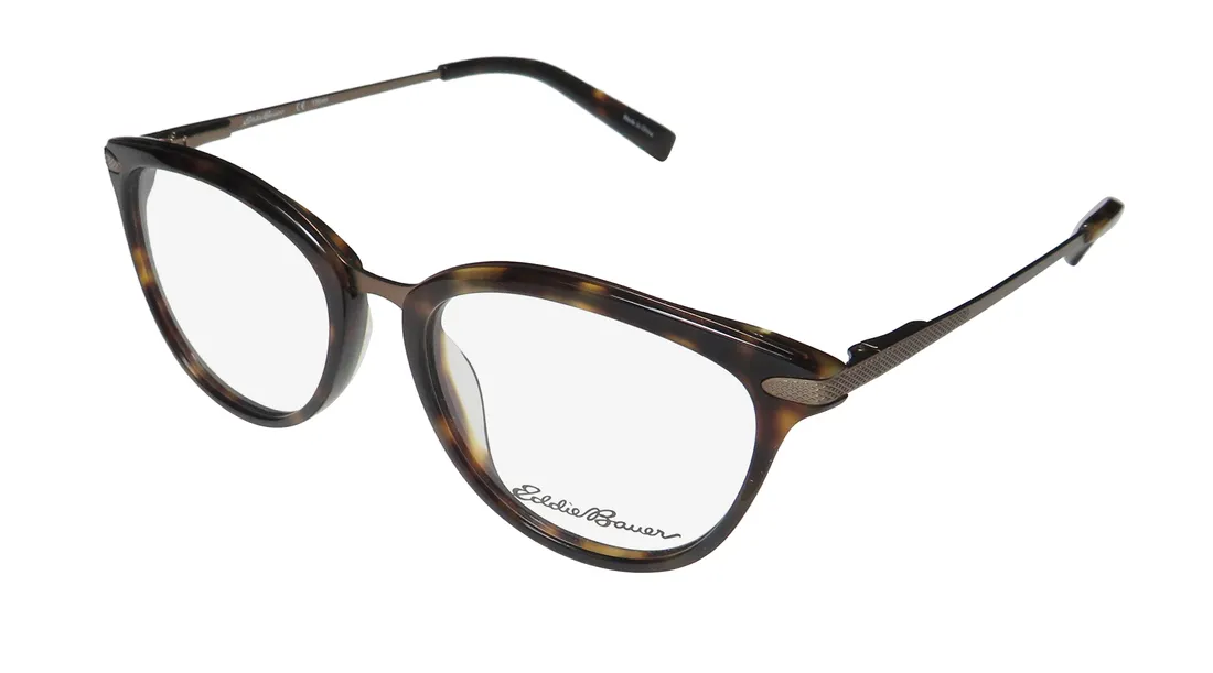 Eddie Bauer 32208 hv Eyeglasses Havana 52mm