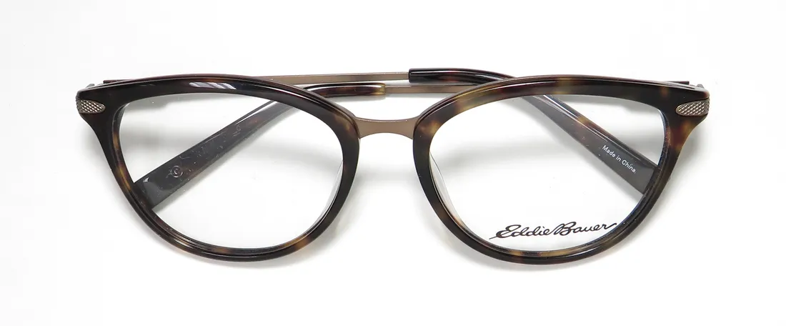 Eddie Bauer 32208 hv Eyeglasses Havana 52mm 2