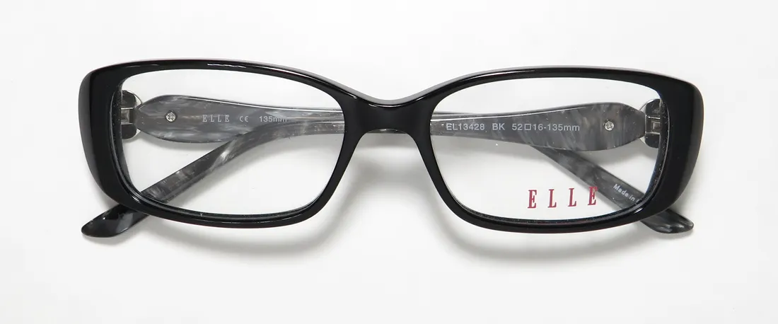ELLE 13428 bk Eyeglasses Black 52mm 2