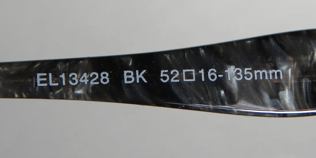 ELLE 13428 bk Eyeglasses Black 52mm 8