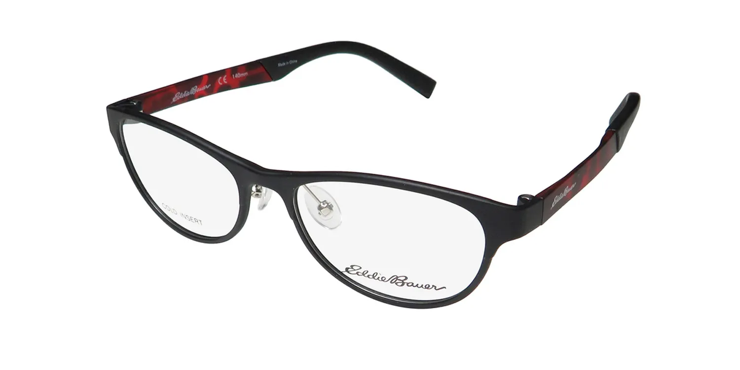 Eddie Bauer 32200 bk Eyeglasses Black 51mm