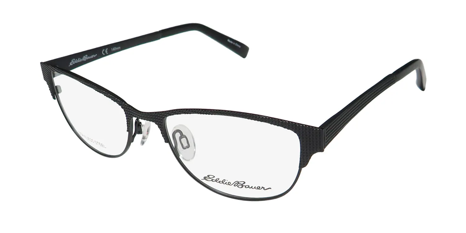 Eddie Bauer 32202 bk Eyeglasses Black 53mm