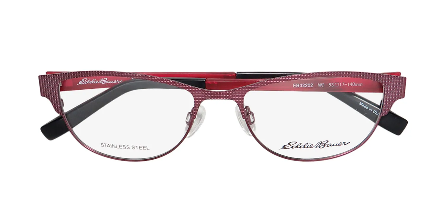 Eddie Bauer 32202 wi Eyeglasses Wine 53mm 2