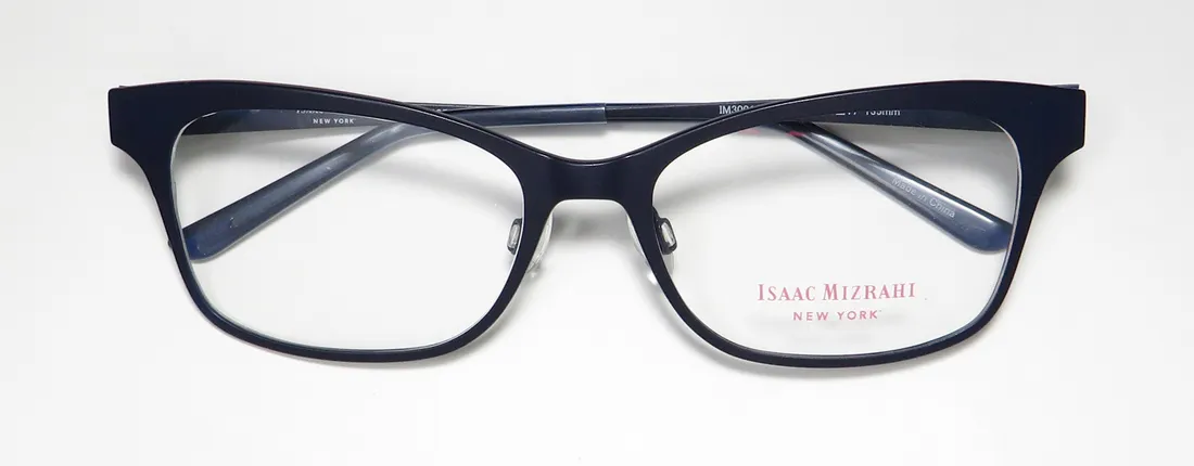 Isaac Mizrahi 30016 nv Eyeglasses Navy 52mm 2