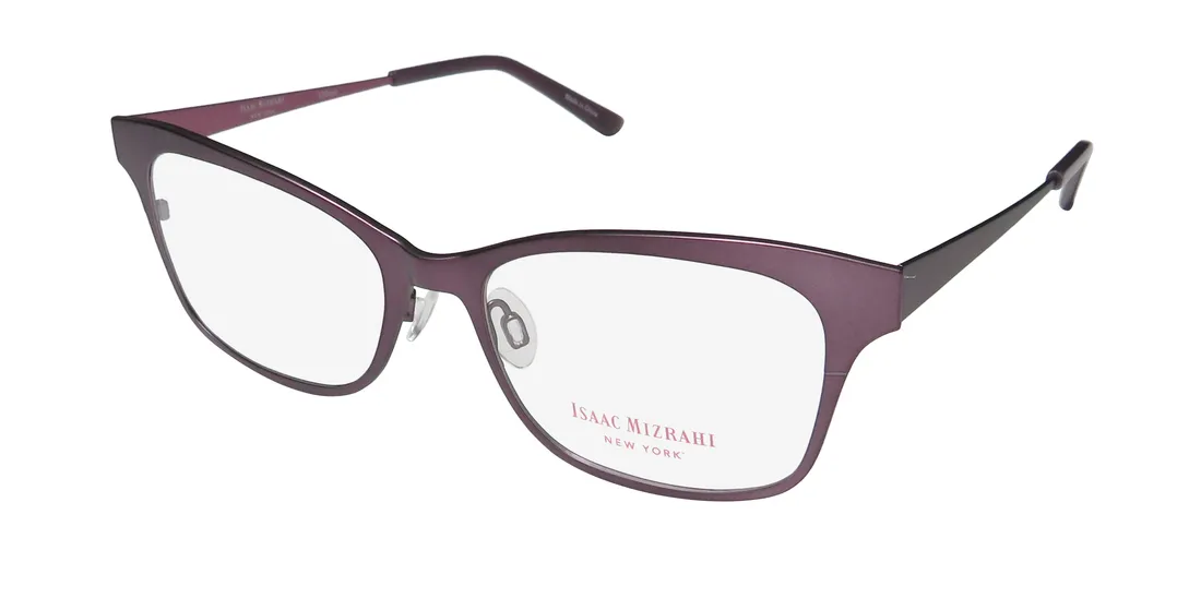 Isaac Mizrahi 30016 pu Eyeglasses Purple 52mm