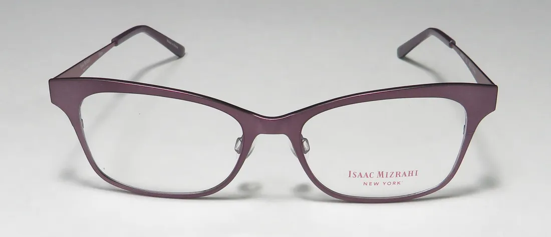 Isaac Mizrahi 30016 pu Eyeglasses Purple 52mm 3