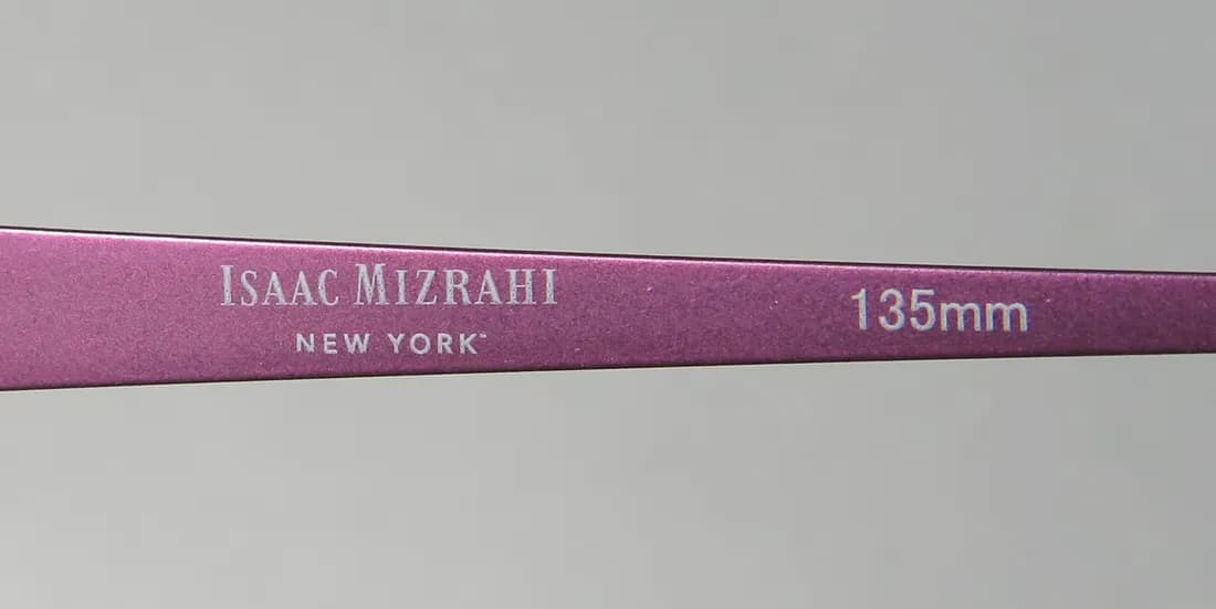 Isaac Mizrahi 30016 pu Eyeglasses Purple 52mm 7