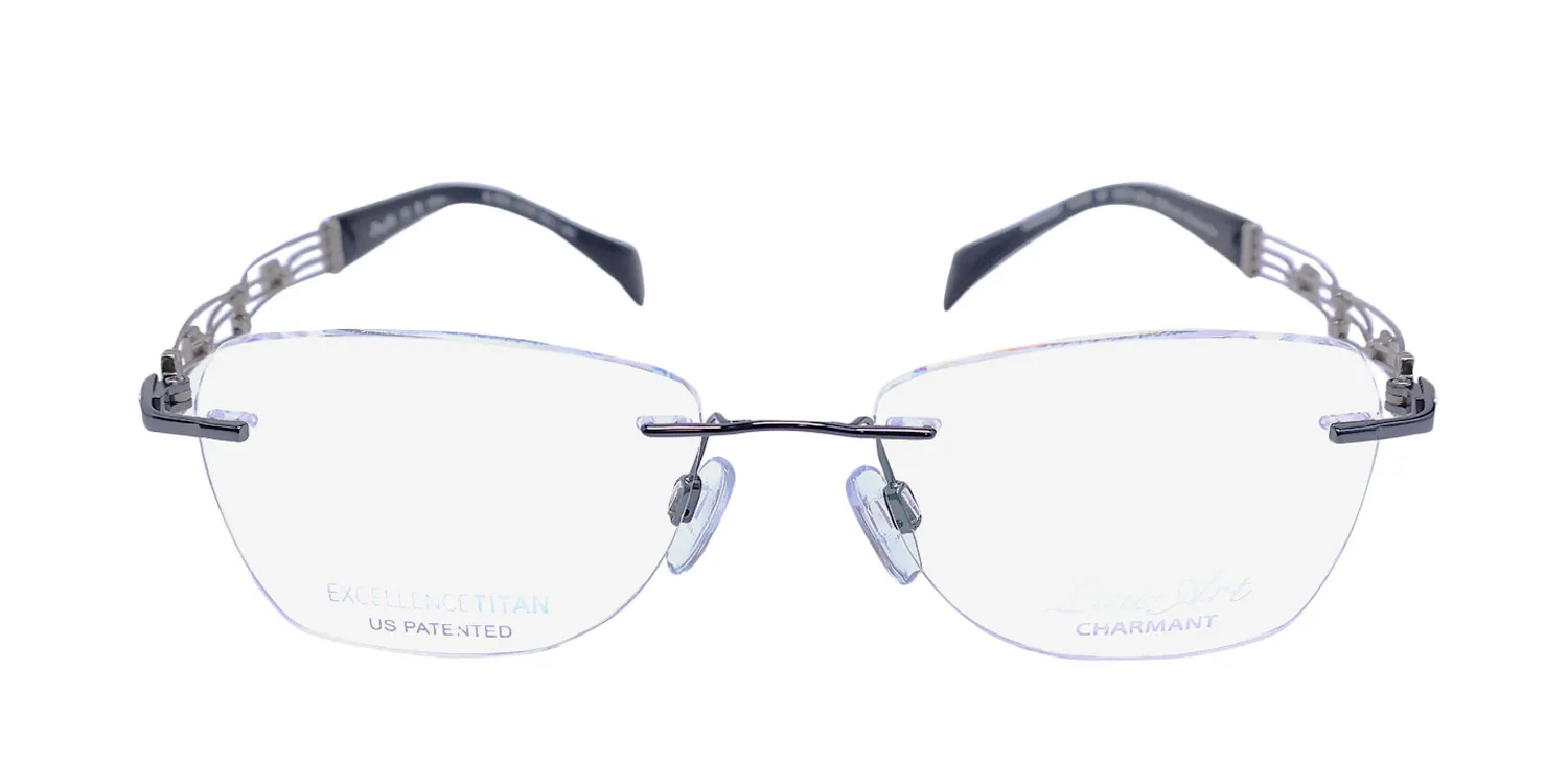 Charmant 2108 nv Eyeglasses Navy Blue 51mm Women 3