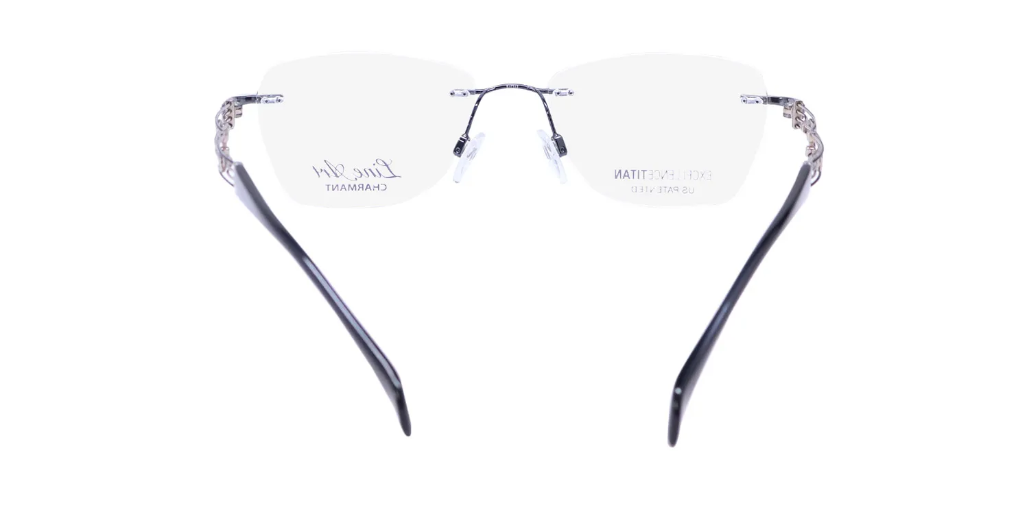Charmant 2108 nv Eyeglasses Navy Blue 51mm Women 5