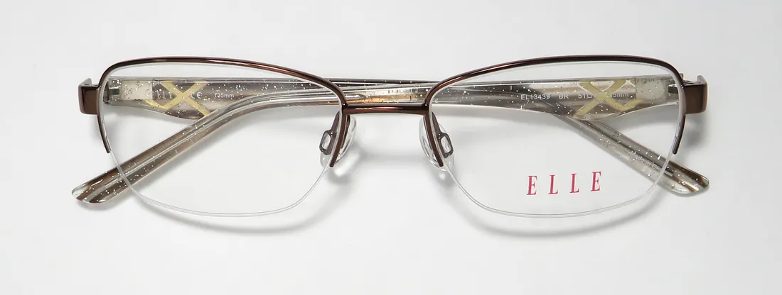 ELLE 13439 br Eyeglasses Brown 51mm 2