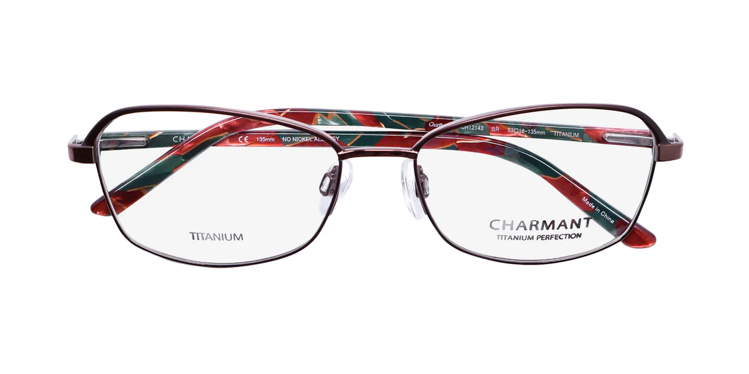 Charmant 12143 br Eyeglasses Brown 53mm 2
