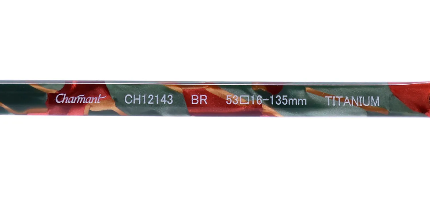 Charmant 12143 br Eyeglasses Brown 53mm 8