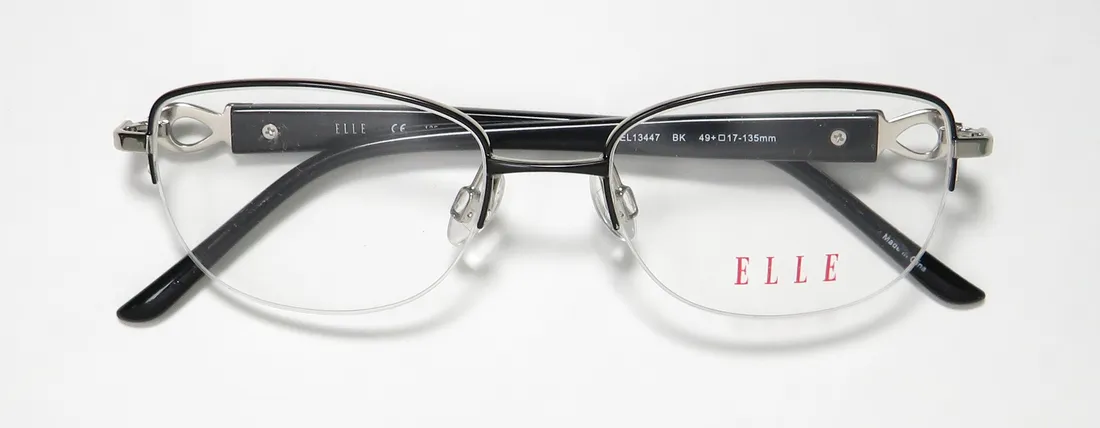 ELLE 13447 bk Eyeglasses Black 49mm 2