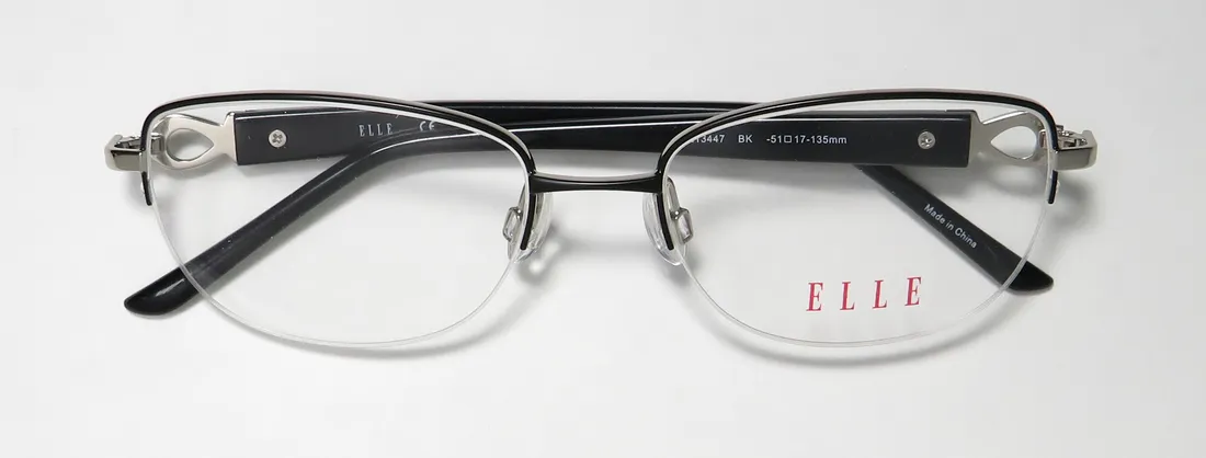 ELLE 13447 bk Eyeglasses Black 51mm 2