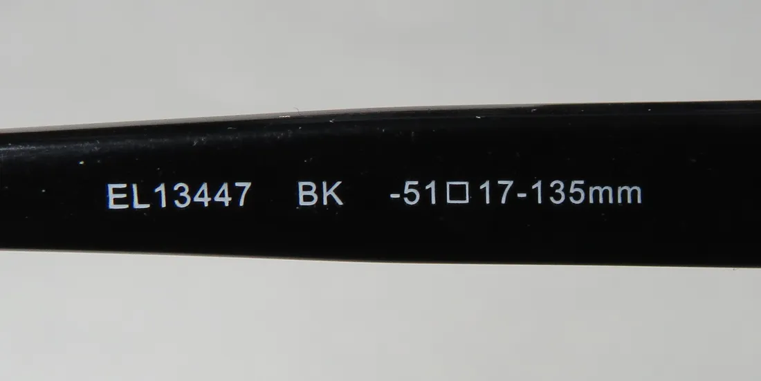 ELLE 13447 bk Eyeglasses Black 51mm 8
