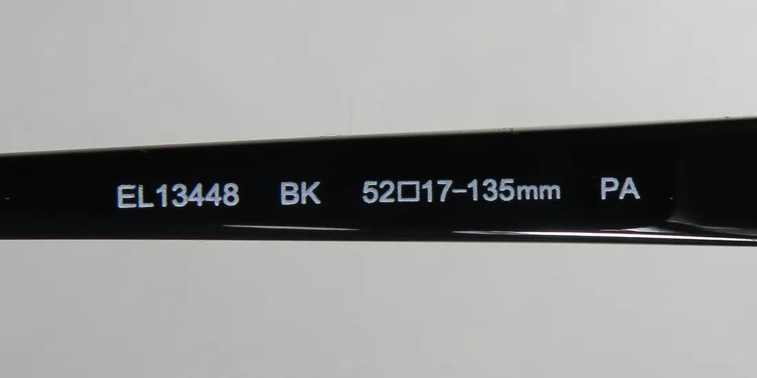 ELLE 13448 bk Eyeglasses Black 52mm 8