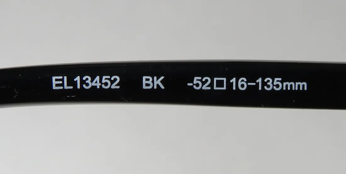 ELLE 13452 bk Eyeglasses Black 52mm 8