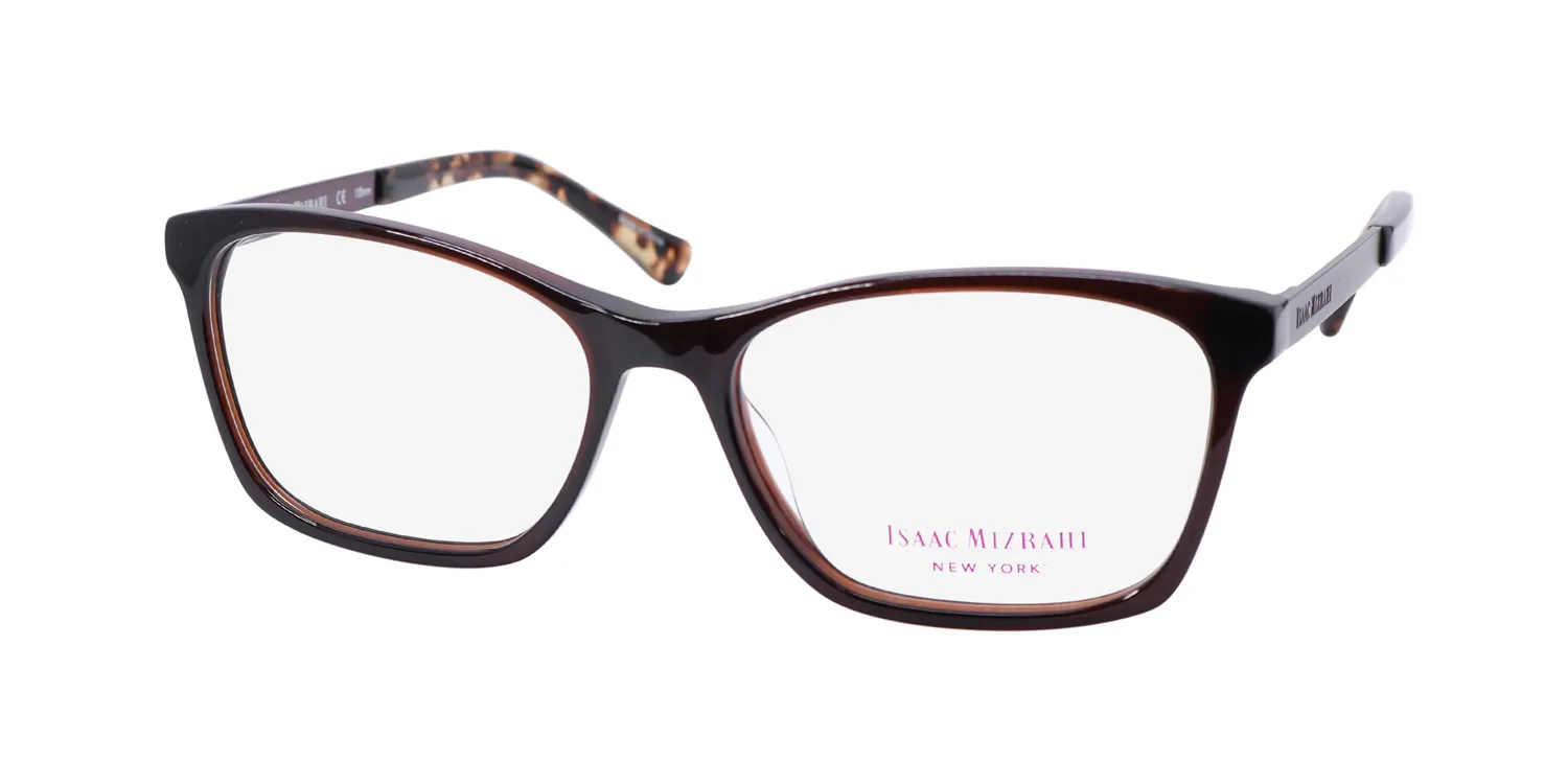 Isaac Mizrahi 30035 br Eyeglasses Brown 53mm