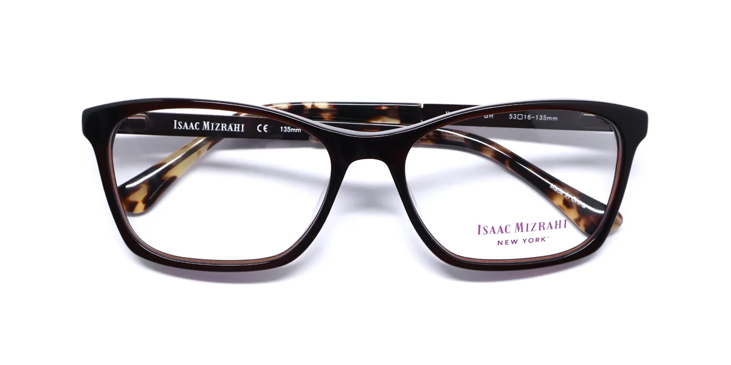 Isaac Mizrahi 30035 br Eyeglasses Brown 53mm 2