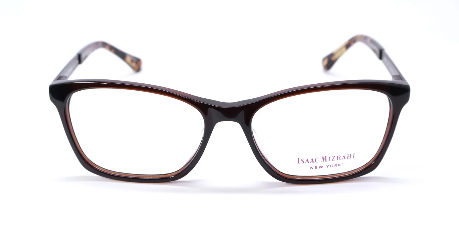 Isaac Mizrahi 30035 br Eyeglasses Brown 53mm 3