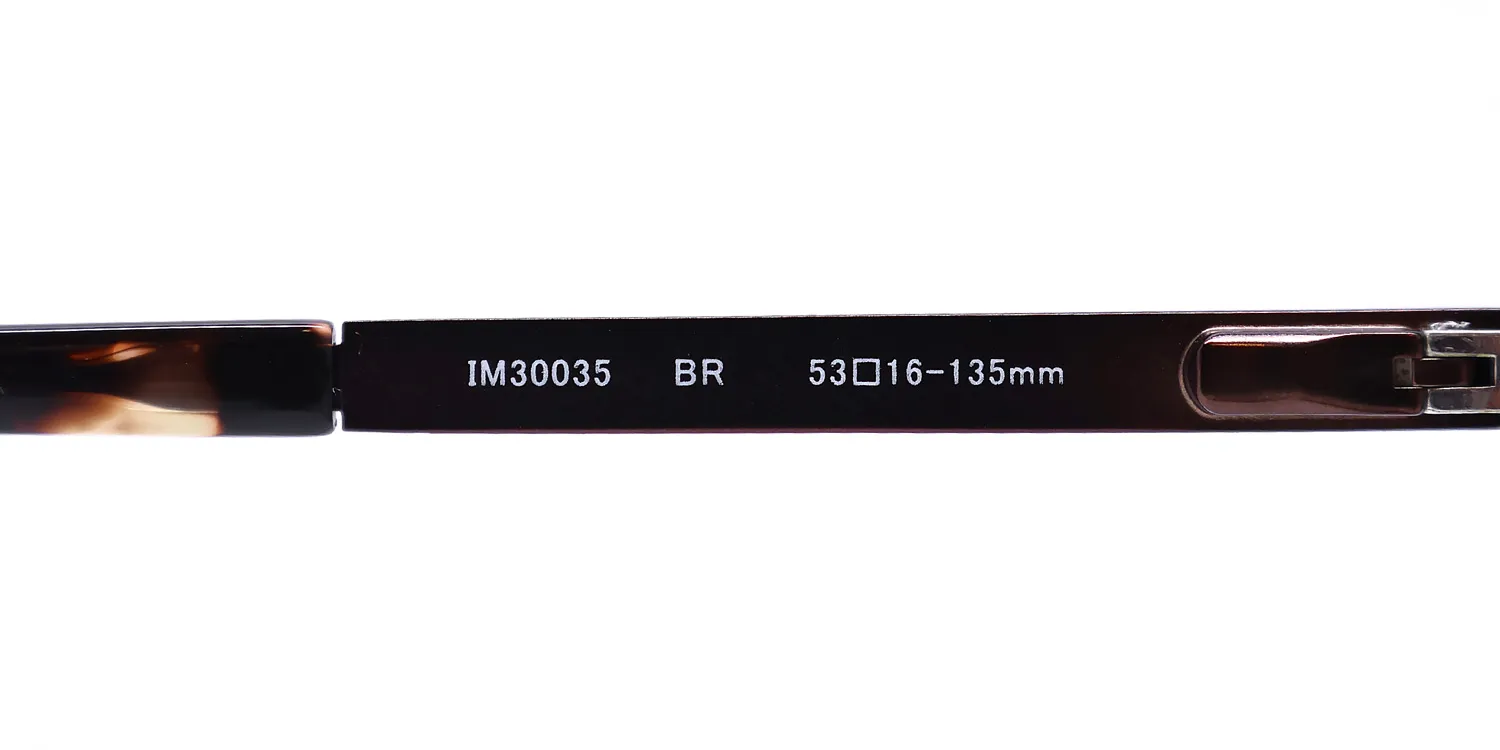 Isaac Mizrahi 30035 br Eyeglasses Brown 53mm 8