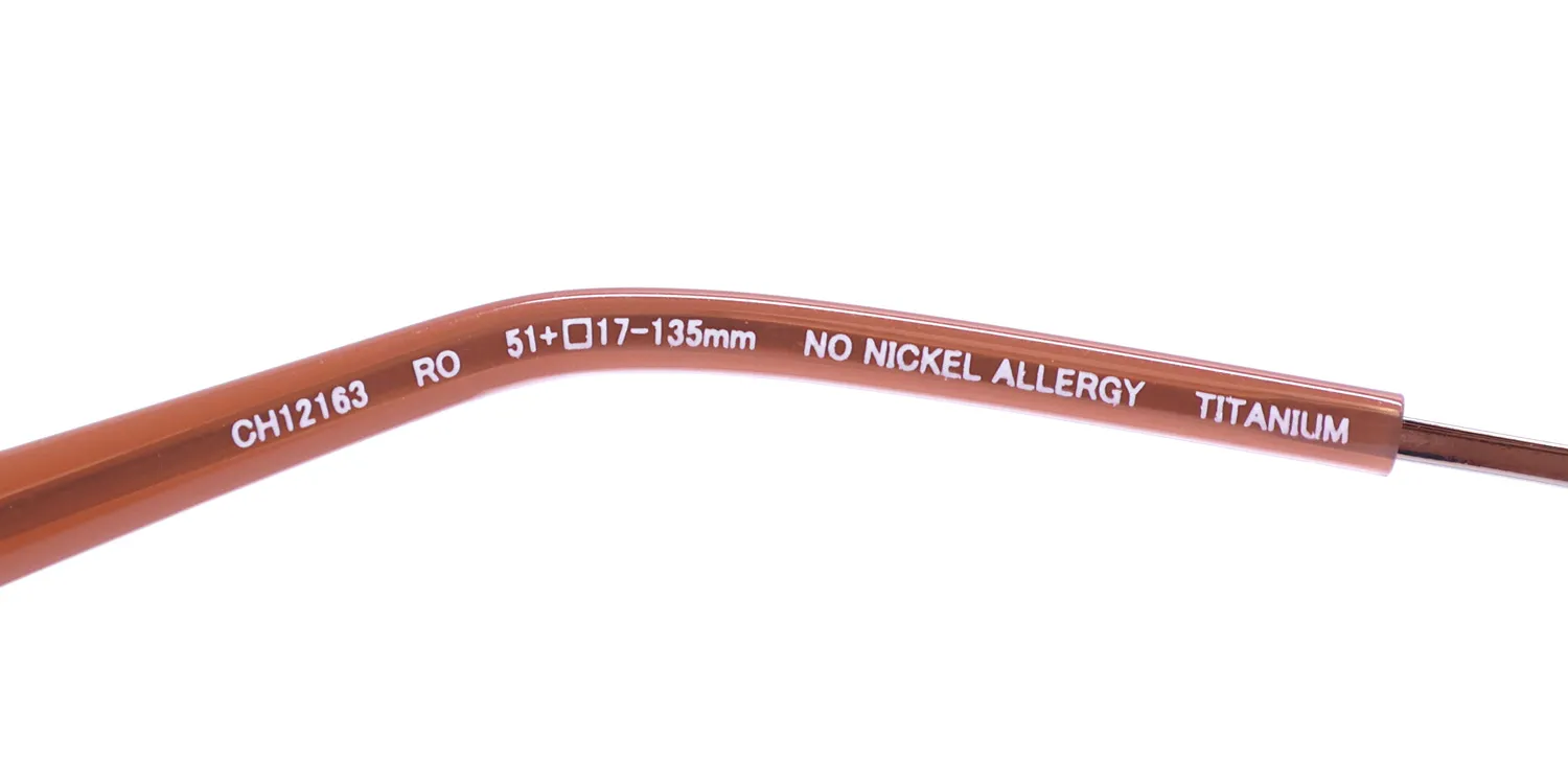 Charmant 12163 ro Eyeglasses Rose 51mm 8