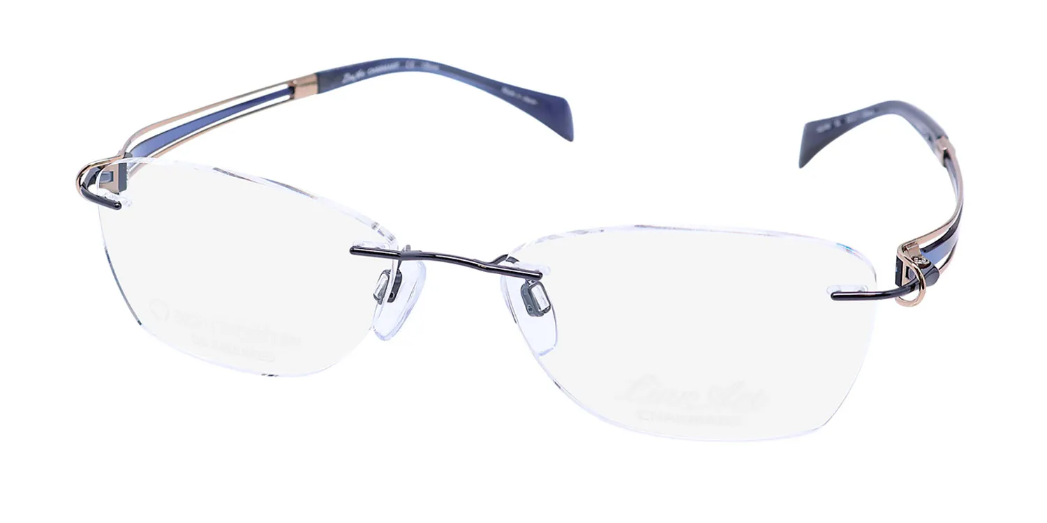 Charmant 2142 bl Eyeglasses Blue 52mm Women