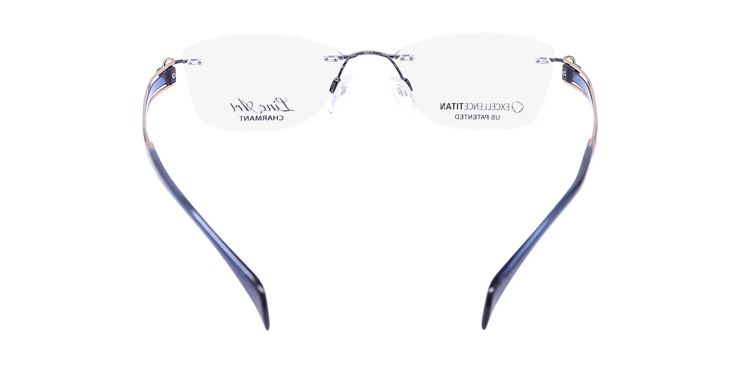 Charmant 2142 bl Eyeglasses Blue 52mm Women 5