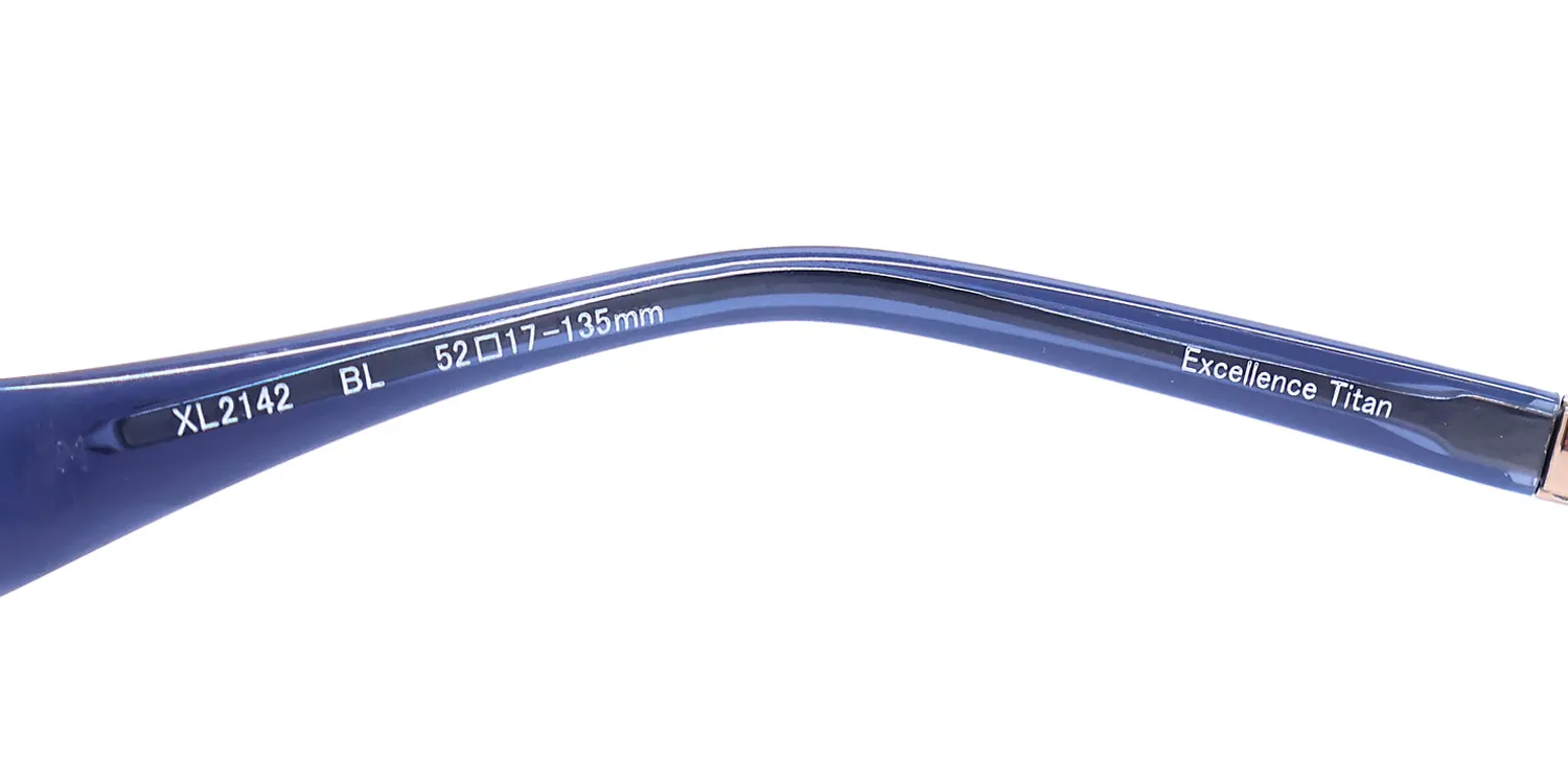 Charmant 2142 bl Eyeglasses Blue 52mm Women 8