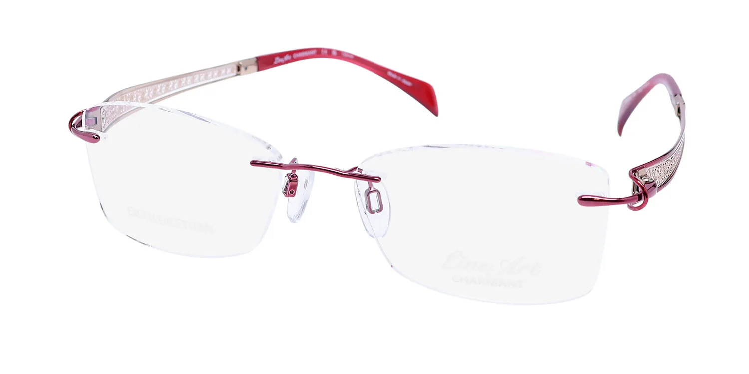 Charmant 2152 bu Eyeglasses Burgundy 51mm Women