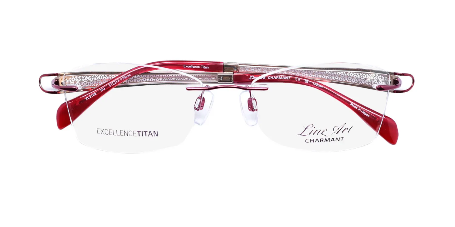 Charmant 2152 bu Eyeglasses Burgundy 51mm Women 2