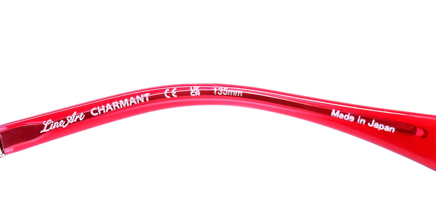 Charmant 2152 bu Eyeglasses Burgundy 51mm Women 7