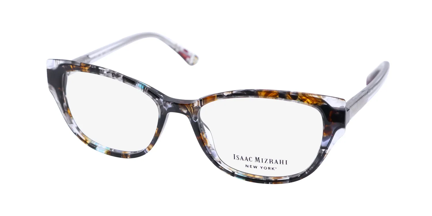 Isaac Mizrahi 30050 br Eyeglasses Brown 51mm