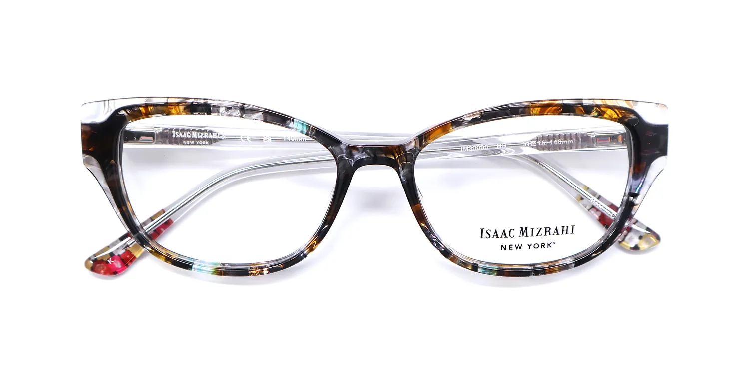 Isaac Mizrahi 30050 br Eyeglasses Brown 51mm 2