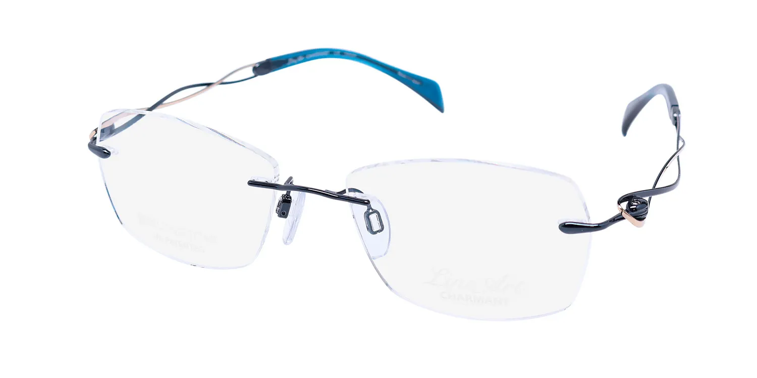 Charmant 2154 tl Eyeglasses Teal 51mm Women